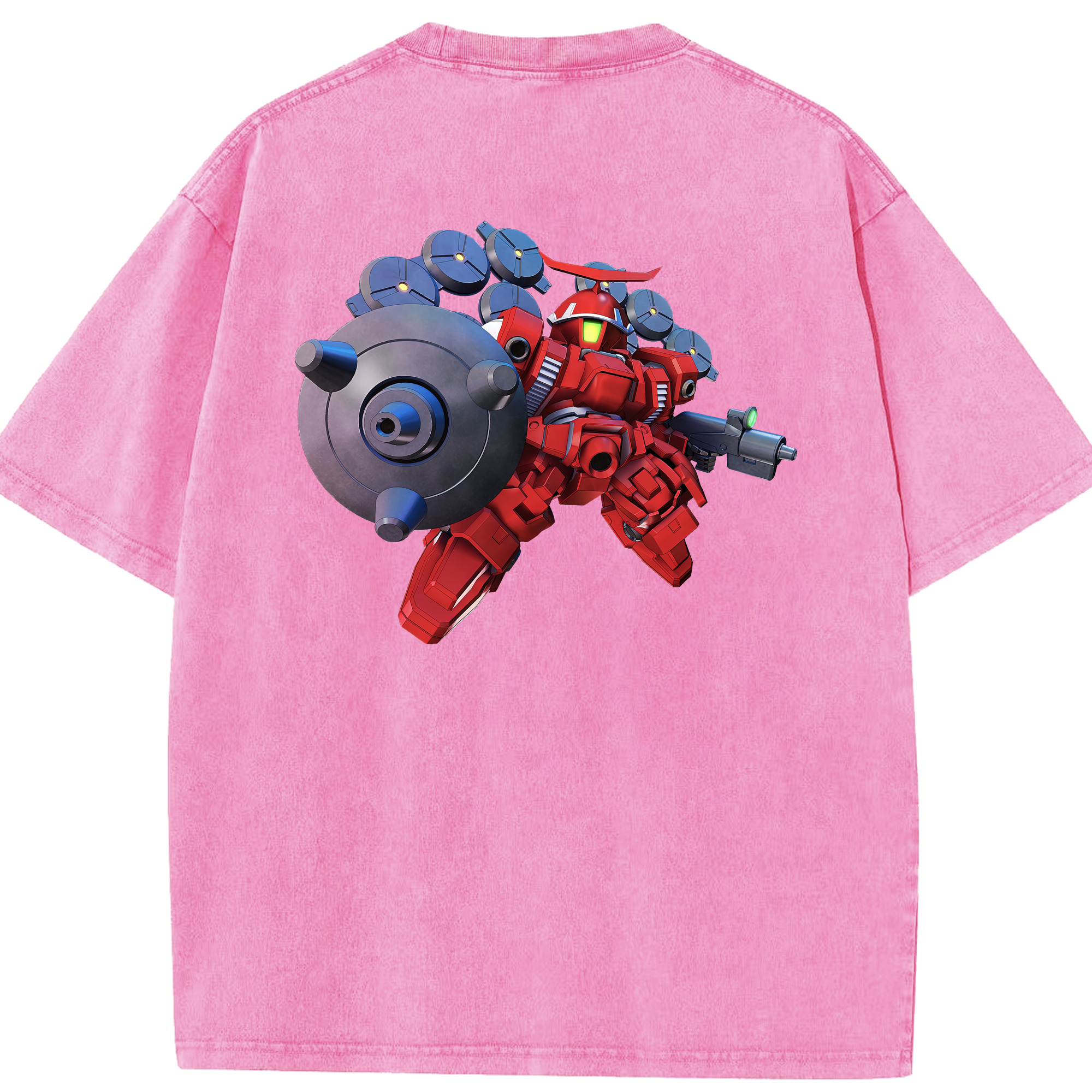 （画像用） 機動戦士ガンダム Mobile Suit Gundam 綿100% ヴィンテージ風 半袖Tシャツ（背面プリント）